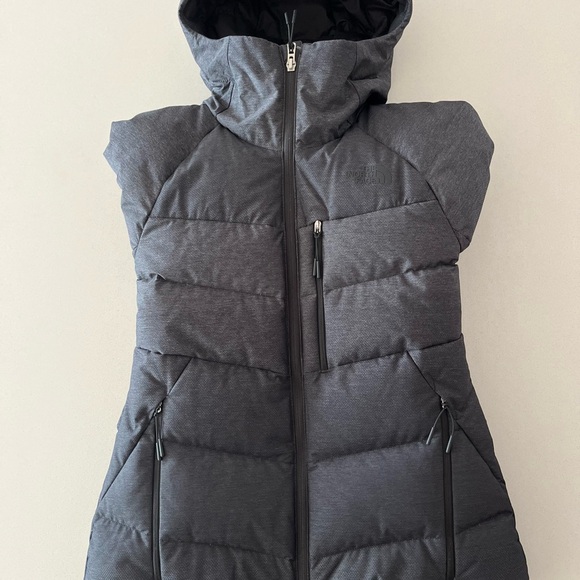Dark charcoal grey North Face Heavenly Goose Down Jacket. Excellent condition - Picture 2 of 6